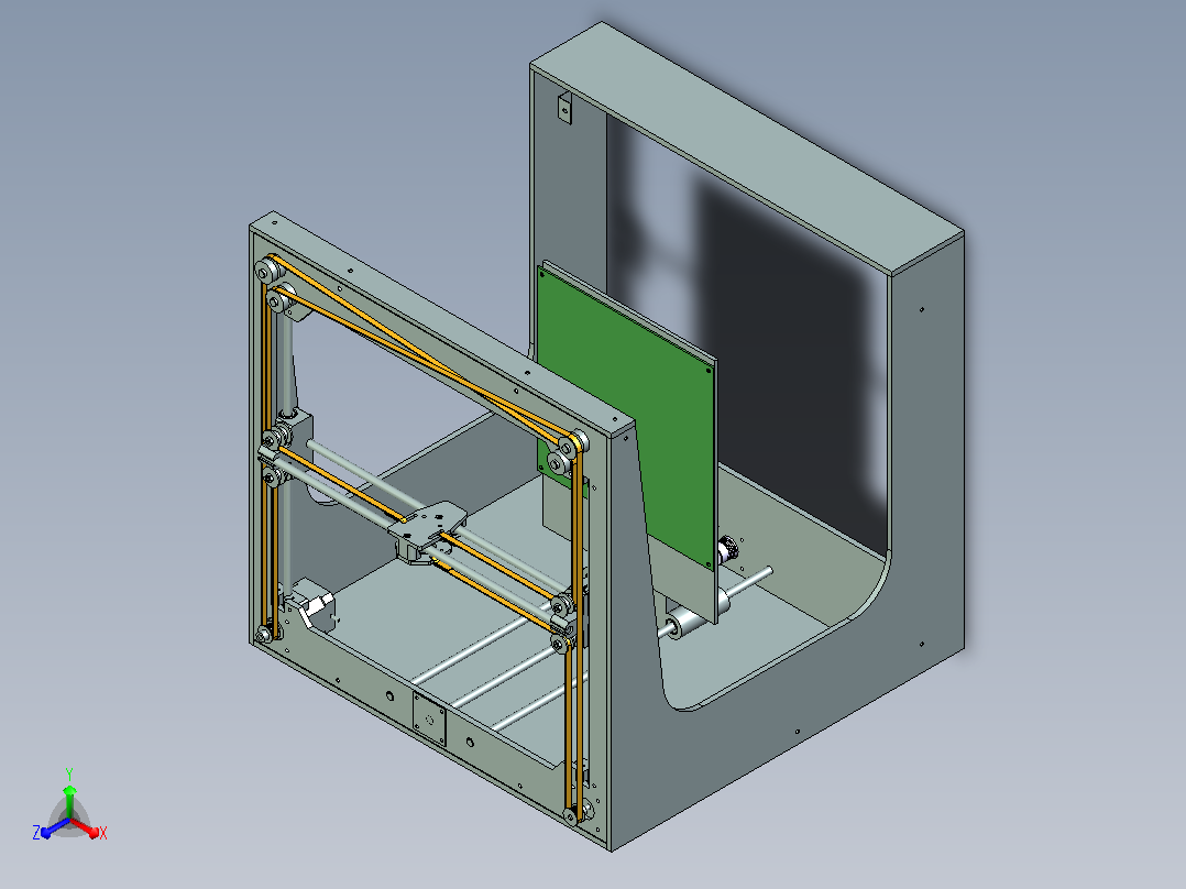H-3D_打印机主视图