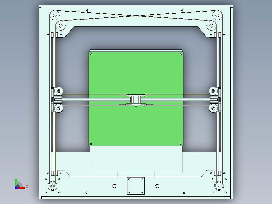 H-3D_打印机前视图