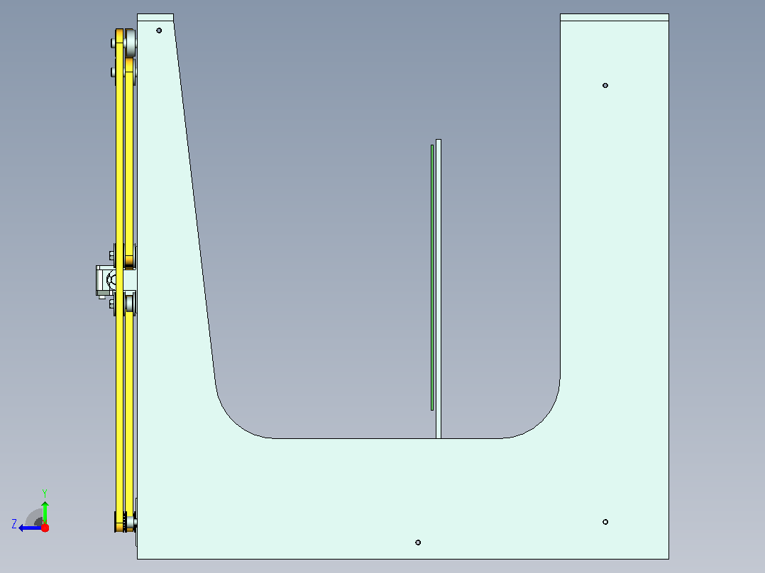 H-3D_打印机右视图