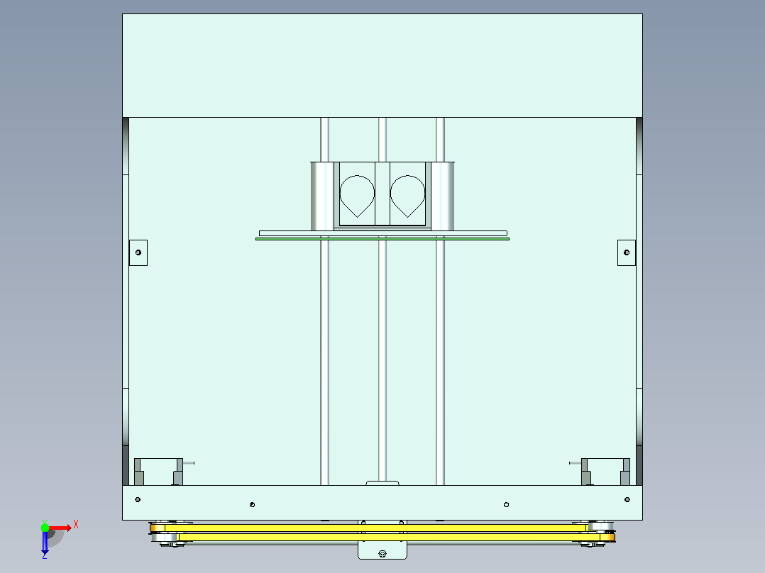 H-3D_打印机俯视图