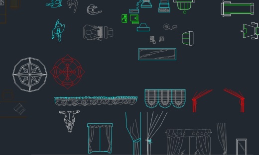 常用家具CAD图库缩略图