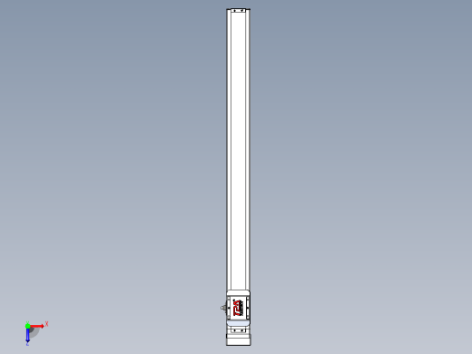 滚珠丝杠直线轴带导轨全封闭TPA-HCR-65S-1610C-L750-MP-C-P10-N3俯视缩略图