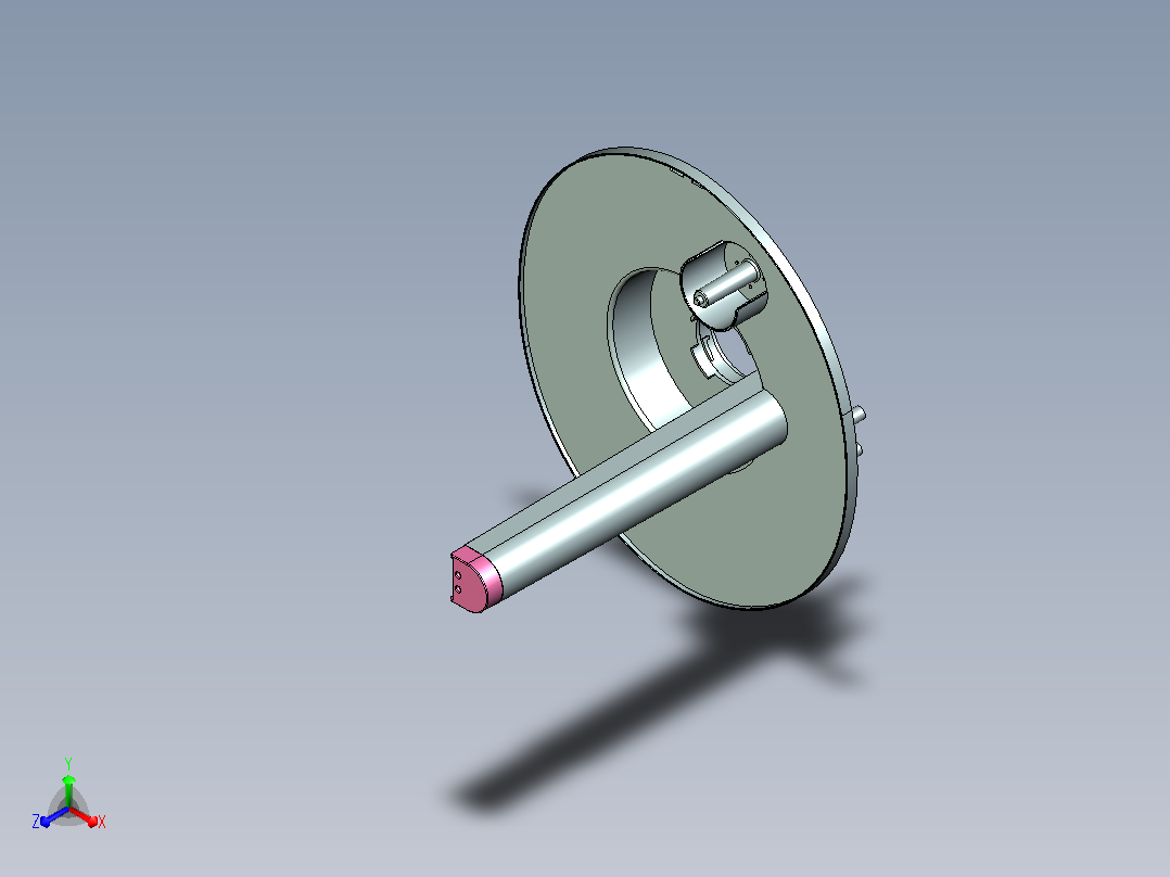 加湿器上盖（前模深腔）正等轴测图