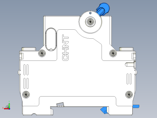 CB-60A 2P小型断路器三维模型202307后视缩略图