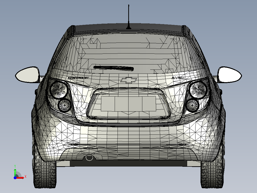 Chevrolet Aveo Sonic RS 前视图