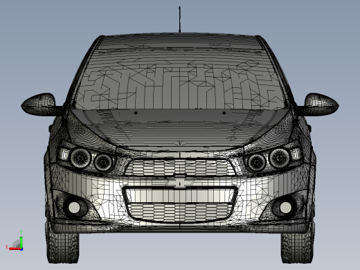 Chevrolet Aveo Sonic RS 后视缩略图