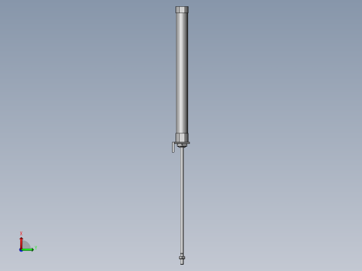 沟槽导轨卷帘门机构左视缩略图