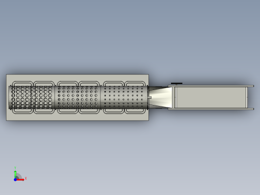 带式输送线分拣机3D数模图纸 STP格式前视缩略图
