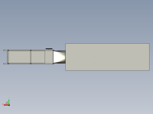 带式输送线分拣机3D数模图纸 STP格式后视缩略图