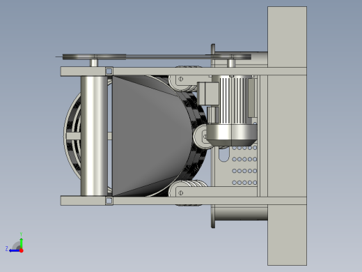 带式输送线分拣机3D数模图纸 STP格式右视缩略图