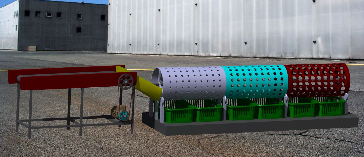 带式输送线分拣机3D数模图纸 STP格式