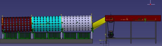带式输送线分拣机3D数模图纸 STP格式缩略图