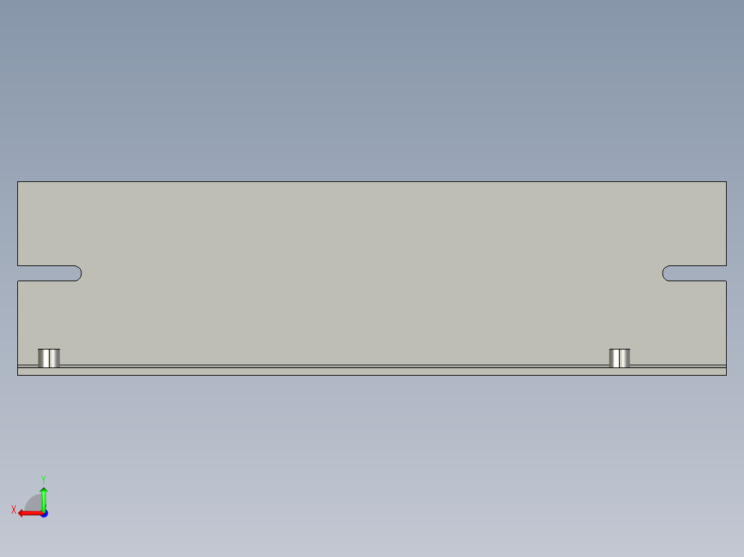 运动控制底板后视图