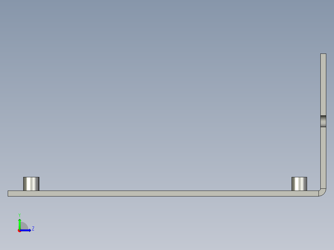 运动控制底板左视图