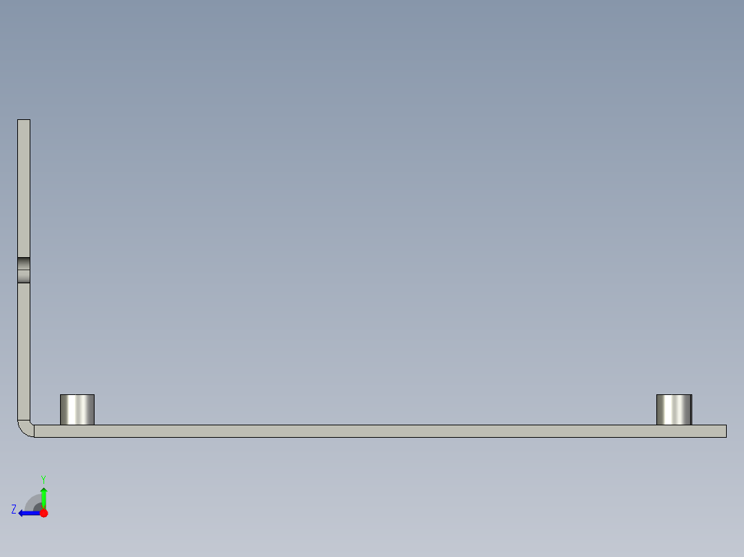 运动控制底板右视图