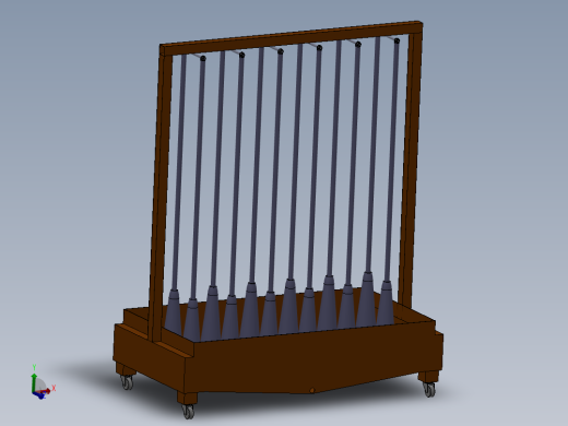 简单实用的拖把车