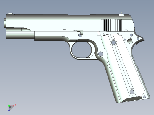 马牌撸子M1911A1俯视缩略图