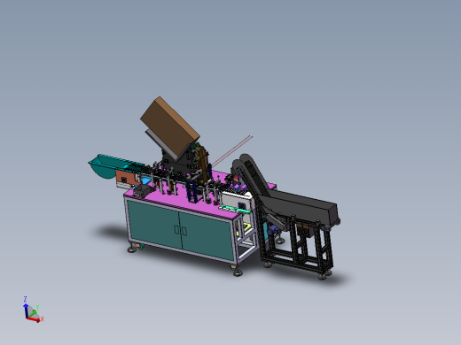 圆珠笔自动组装机装配机3D图纸 三维图纸 机械设计