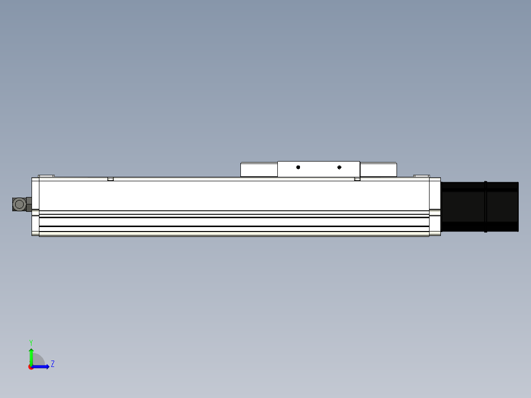 Toyo东佑达直线模组-ECH14-200-BC-200W左视图