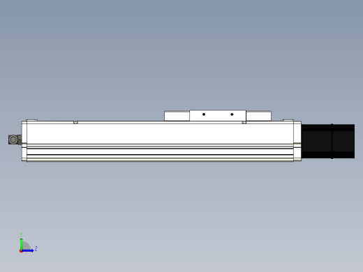 Toyo东佑达直线模组-ECH14-200-BC-200W左视缩略图