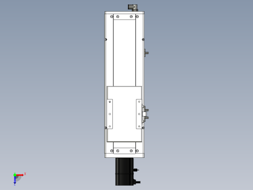 Toyo东佑达直线模组-ECH14-200-BC-200W俯视缩略图