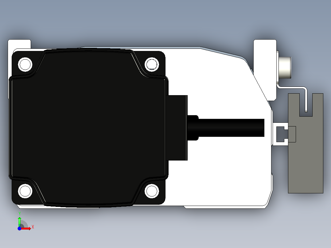 Toyo东佑达直线模组-ETH10-200-BC-200W前视图