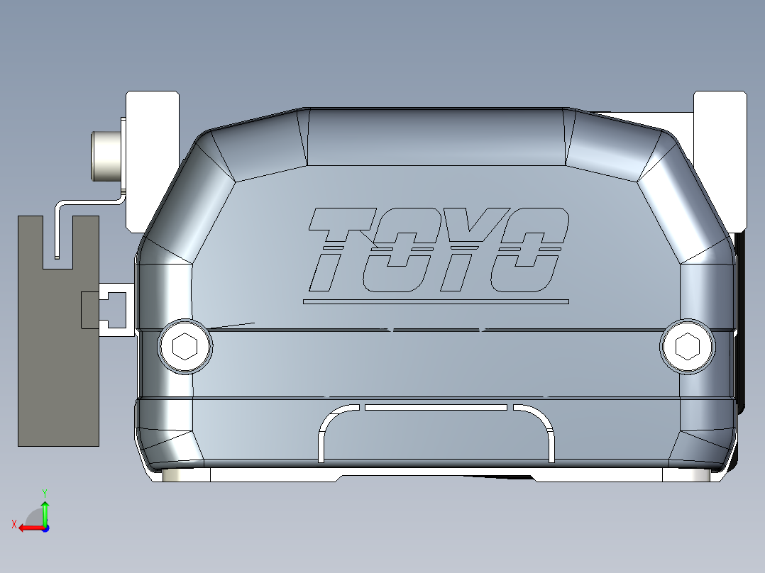 Toyo东佑达直线模组-ETH10-200-BC-200W后视图