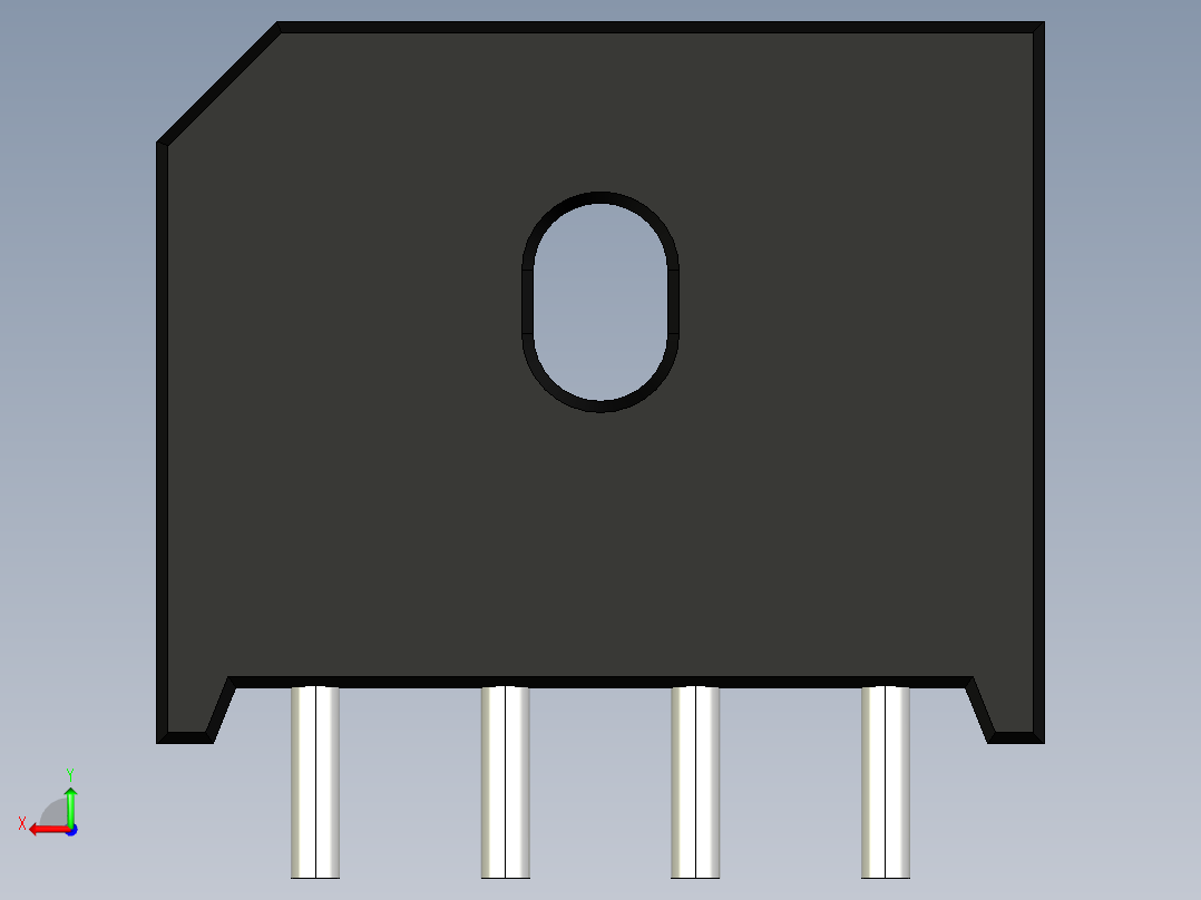 桥式整流器-KBU.STEP后视图