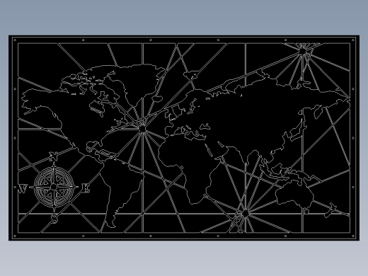 世界地区地球板块模型