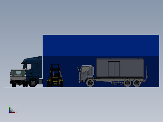 商用车停车场前视缩略图