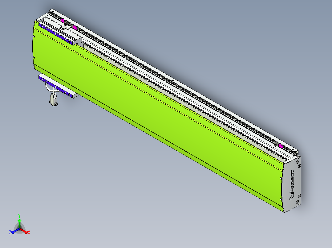 威洛博VL系列3d模型模组VL22H2Y-S1050主视图