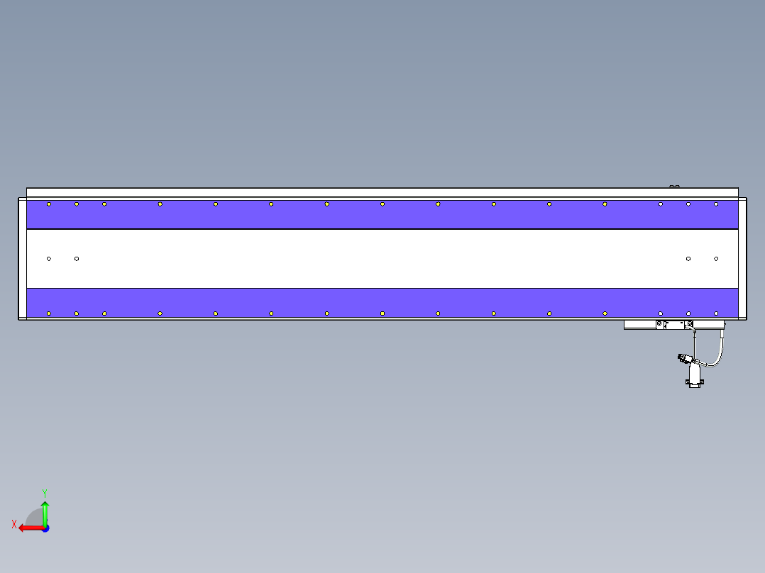 威洛博VL系列3d模型模组VL22H2Y-S1050后视图