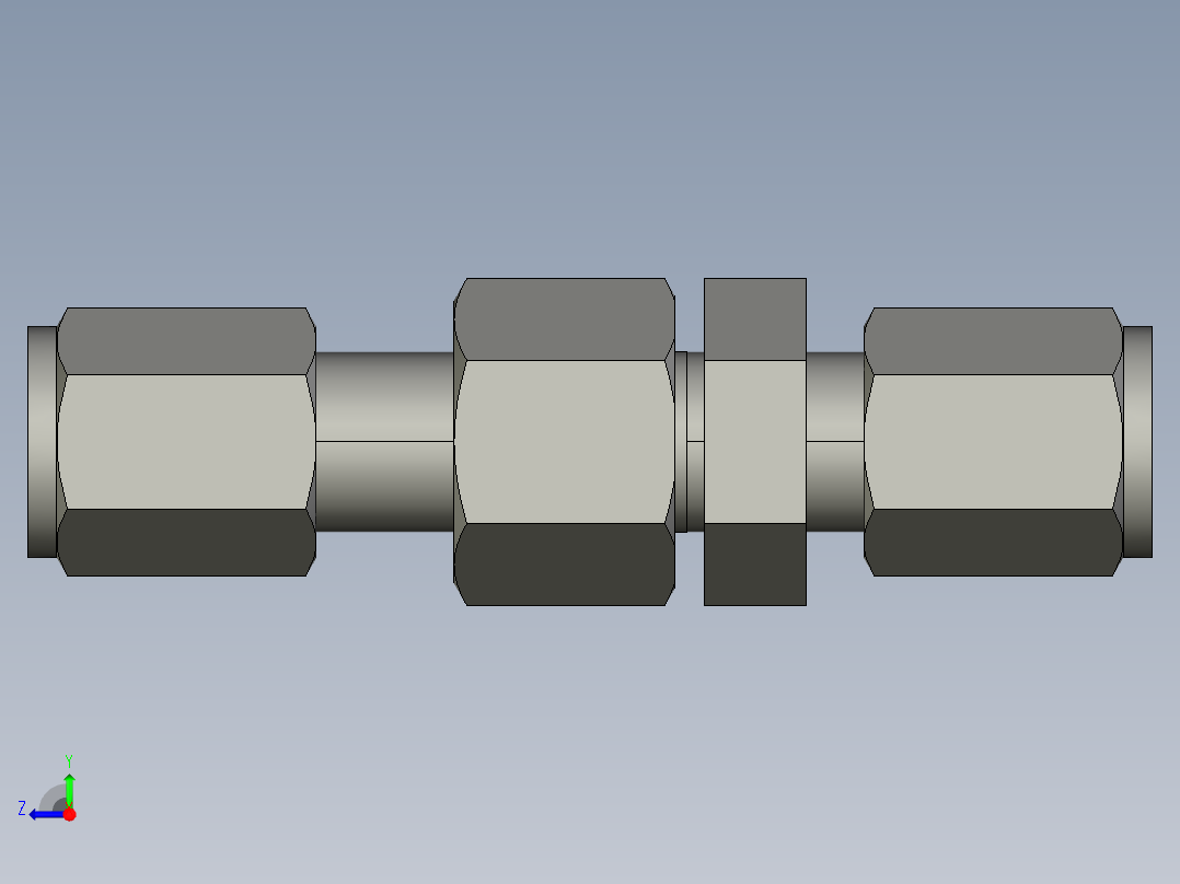 卡套式工业通用硬管接头4_wbu-s右视图