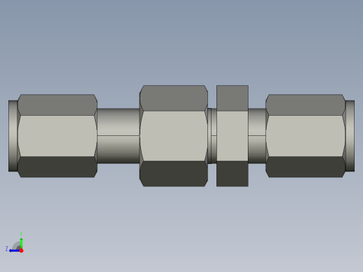 卡套式工业通用硬管接头4_wbu-s右视缩略图