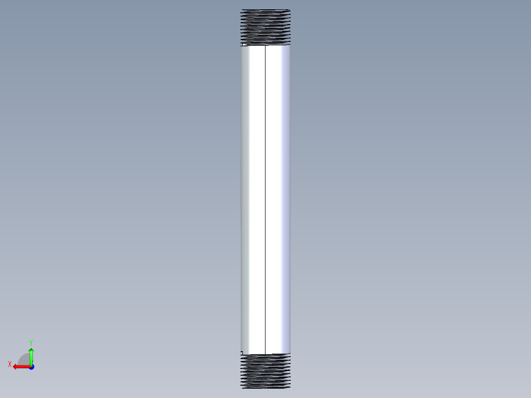 聚氯乙烯配件33-Sch80_Nipple_MPTxMPT_861-110_0.75in x 8in后视图