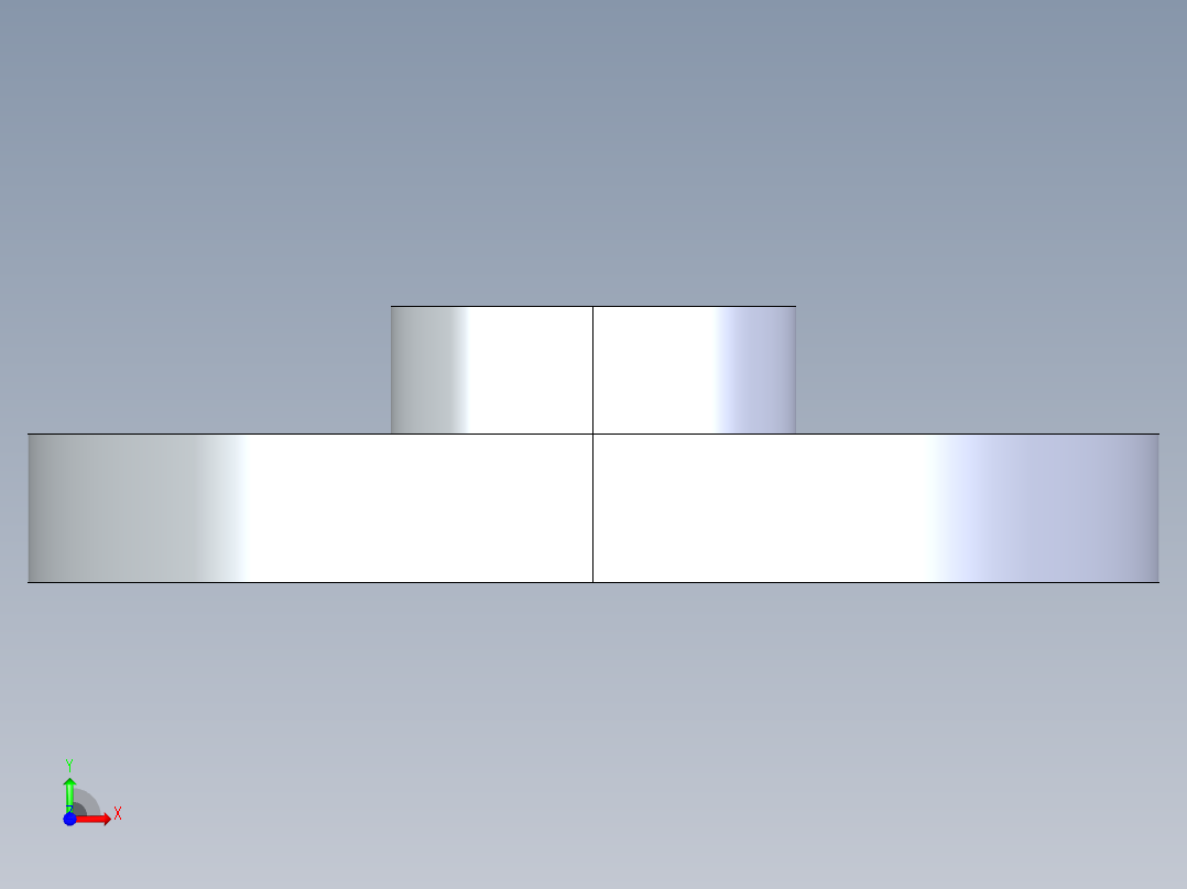 CPVC管件24-Sch80_Flange One-Piece_FPT_9852-007_0.75in前视图