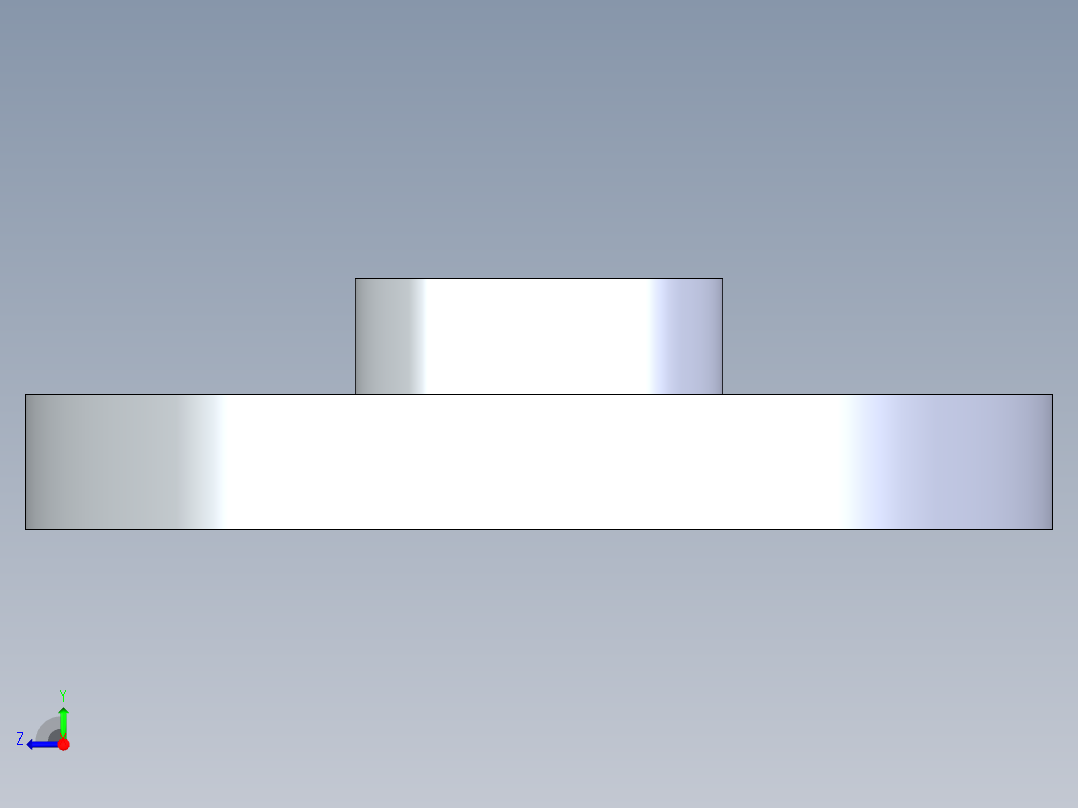 CPVC管件24-Sch80_Flange One-Piece_FPT_9852-007_0.75in右视图