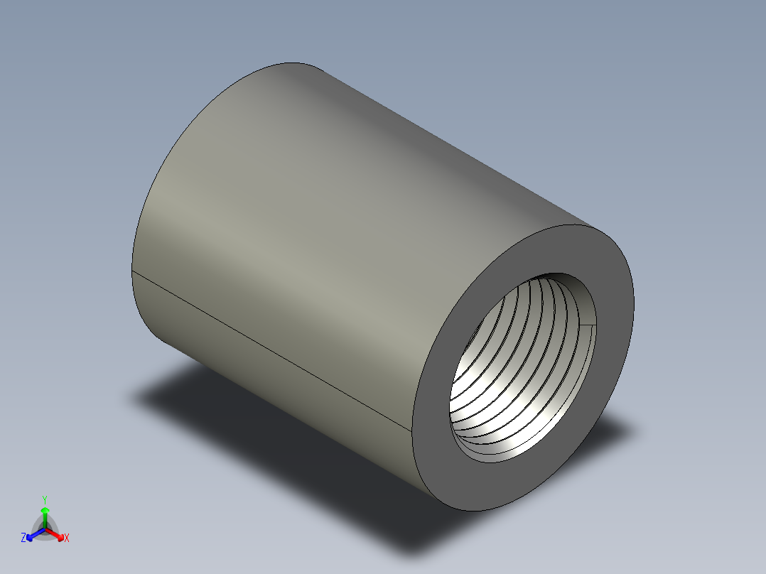 船舶管路系统SeaCor_FemaleAdapter_SxFPT_37J135005_0.5in正等轴测图