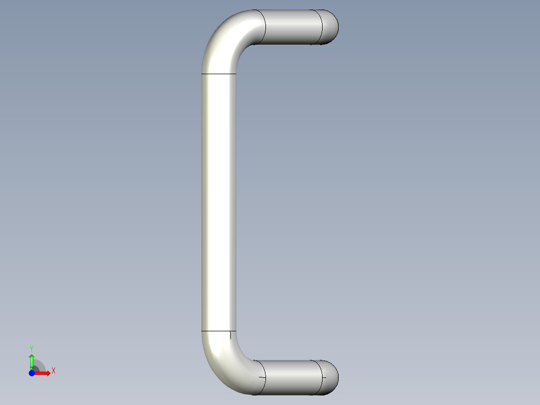 取手(鋼材)AM-3D多系列多零件图纸模型前视图
