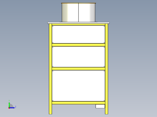 压缩空气食品去皮机左视缩略图