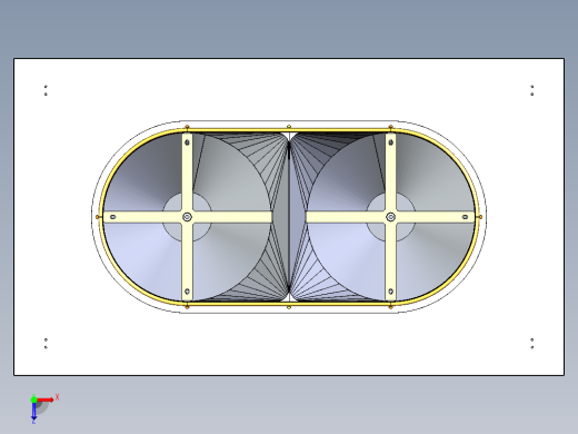 压缩空气食品去皮机俯视缩略图