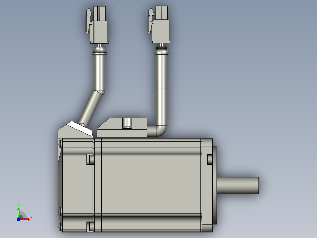 200W MHMD伺服马达前视图