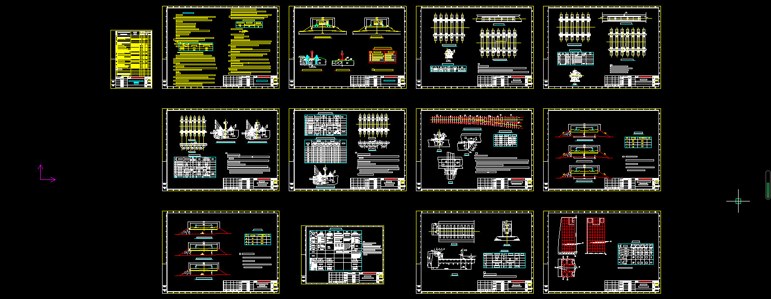 钢铁厂铁路施工图含路基完整CAD设计资料1307795