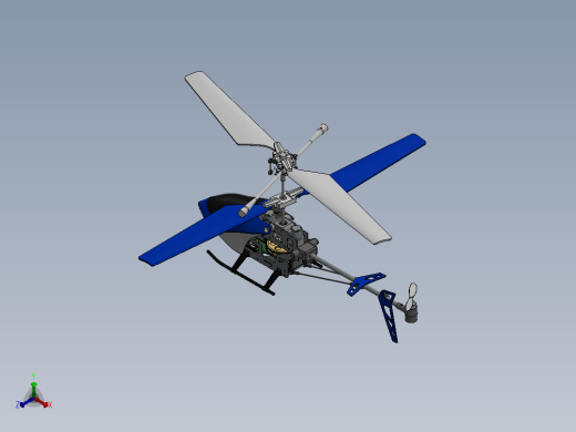 直升飞机 飞机模型设计 (44)