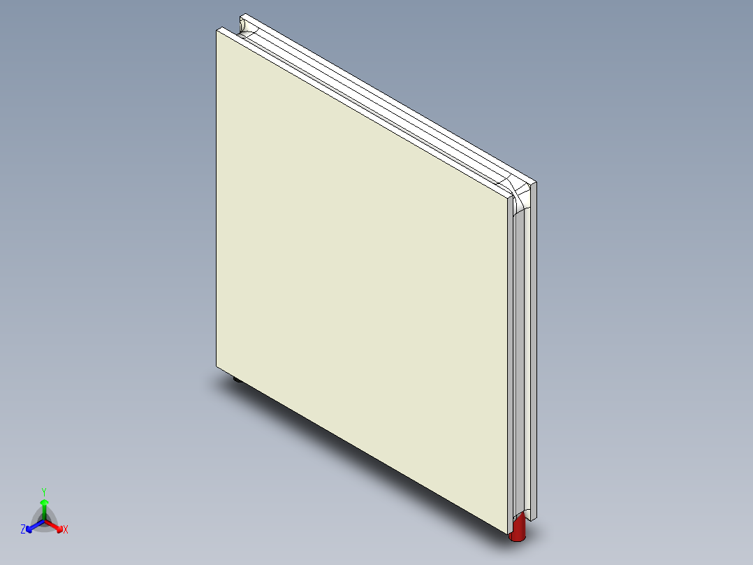 热电冷却器帕尔贴正等轴测图