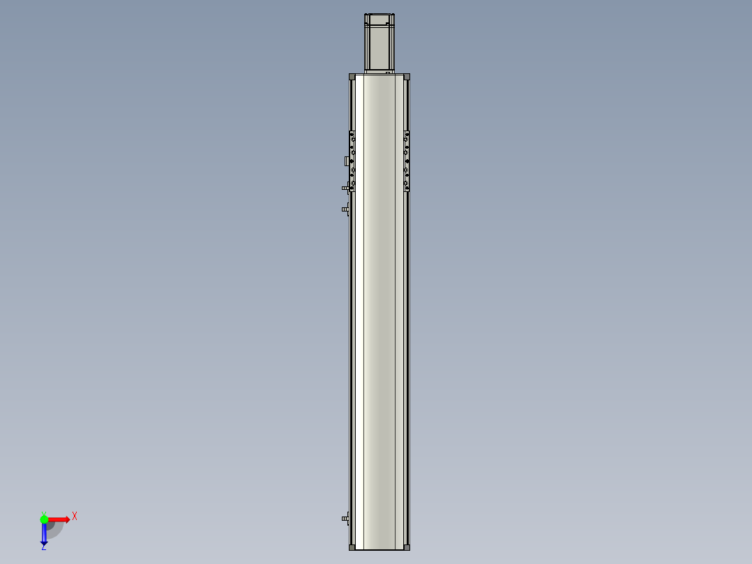 东锦丝杆传动-直线滑台模组DH120-C-650-BC-P400W-C3俯视图
