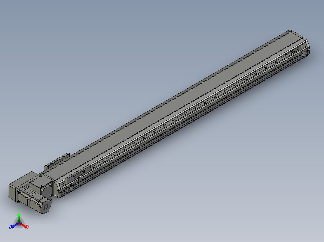 模组FTB14-L-1200正等轴测图
