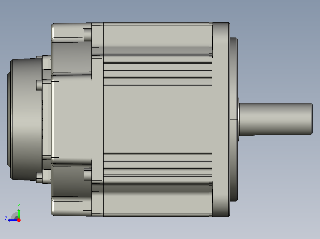电机MS6G-130CM25BZ2-21P0右视图