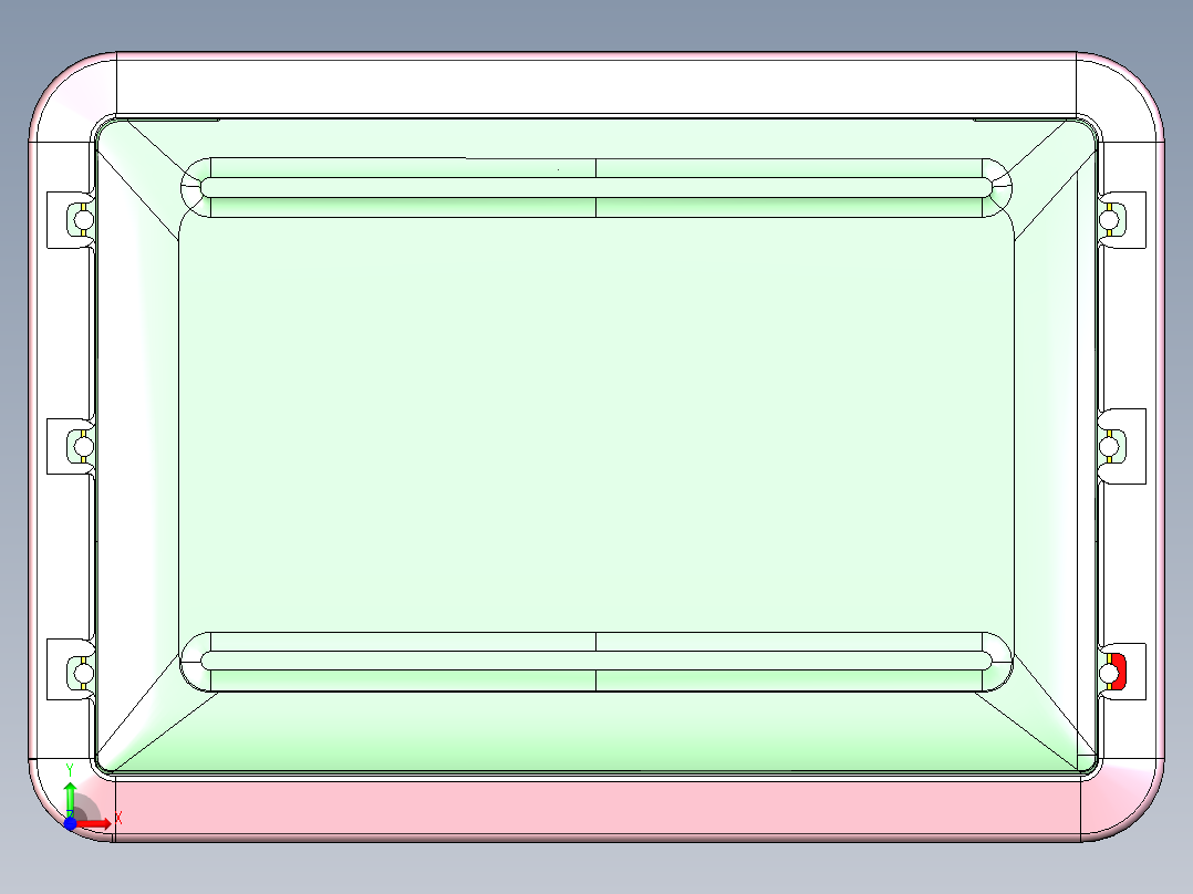 AAZ80-D笔记本CNC工装夹具三维模型-CNC2-DAMO-0814前视图