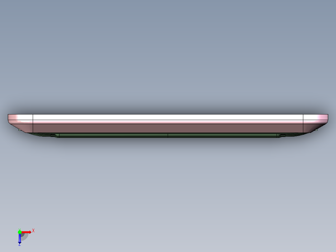 AAZ80-D笔记本CNC工装夹具三维模型-CNC2-DAMO-0814俯视图